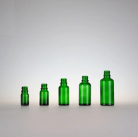 Grünglasflasche klar 100 ml – Zerstäuber Aluminium